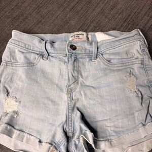 Abercrombie Kids Light Blue Shortie Shorts